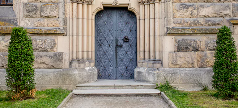 Traditional Double Front Doors in Lake Butler, FL